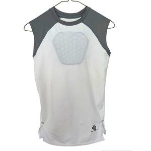 Sport baseball Shirt With Padding At Chest Size Youth Medium.